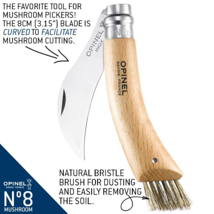 Opinel No 8 Mushroom Knife - Image 2
